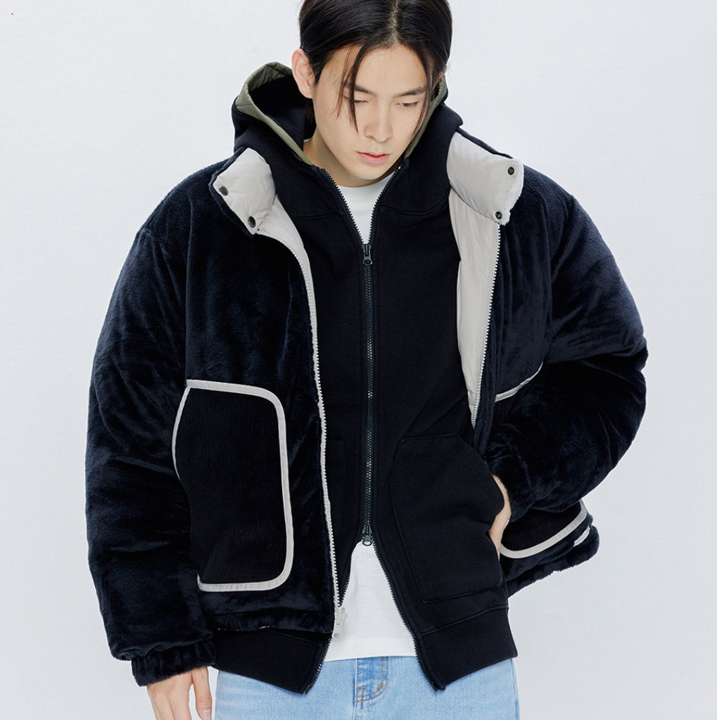 QUIETIST (クワイエティスト) Duratech Reversible Fleece Down Padding (gray)