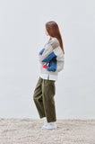 QUIETIST (クワイエティスト) Washed Mix MA-1 Jacket (gray)