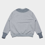 QUIETIST (クワイエティスト) Plain Knit Sweat (gray)