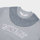QUIETIST (クワイエティスト) Plain Knit Sweat (gray)