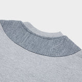 QUIETIST (クワイエティスト) Plain Knit Sweat (gray)