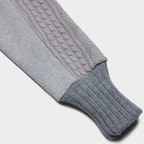 QUIETIST (クワイエティスト) Collage Mix Sweat (gray)