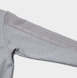 QUIETIST (クワイエティスト) Collage Mix Sweat (gray)