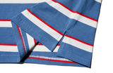 QUIETIST (クワイエティスト) Border Stripe 1/2 T-shirts (teal)