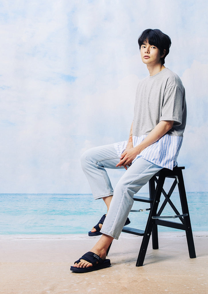 QUIETIST (クワイエティスト) French Half 1/2 T-Shirts (gray)