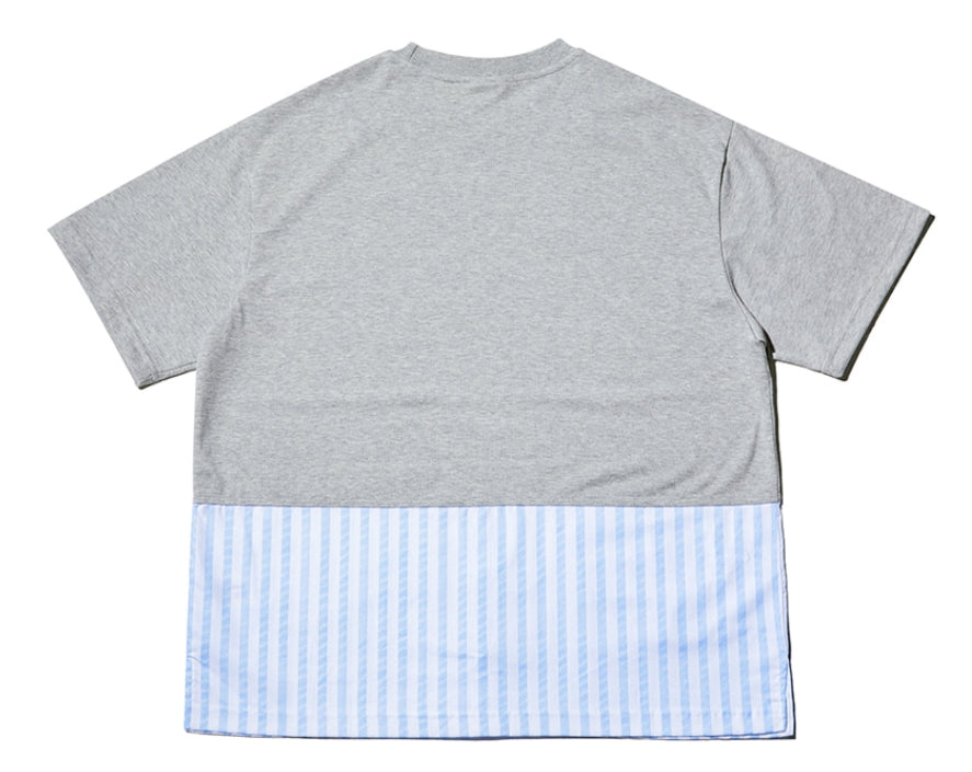 QUIETIST (クワイエティスト) French Half 1/2 T-Shirts (gray)