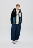 QUIETIST (クワイエティスト) Heavy Fleece Zip-up Parka (black)