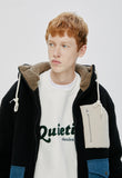 QUIETIST (クワイエティスト) Heavy Fleece Zip-up Parka (black)