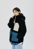 QUIETIST (クワイエティスト) Heavy Fleece Zip-up Parka (black)