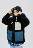 QUIETIST (クワイエティスト) Heavy Fleece Zip-up Parka (black)
