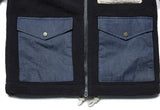 QUIETIST (クワイエティスト) Heavy Fleece Zip-up Parka (black)