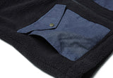 QUIETIST (クワイエティスト) Heavy Fleece Zip-up Parka (black)