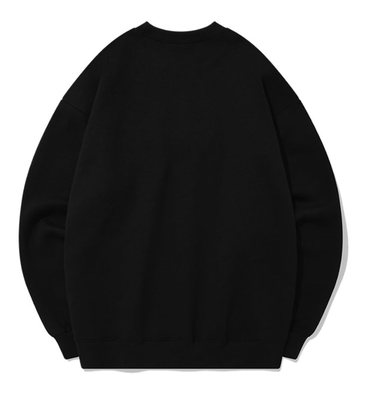 QUIETIST (クワイエティスト) LOGO SWEAT SHIRT-BLACK