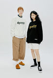 QUIETIST (クワイエティスト) LOGO SWEAT SHIRT-CREAM