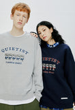 QUIETIST (クワイエティスト) PUPPY SWEAT SHIRT-MELANGE GRAY