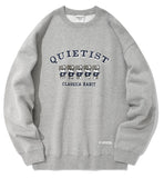 QUIETIST (クワイエティスト) PUPPY SWEAT SHIRT-MELANGE GRAY