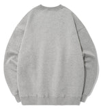 QUIETIST (クワイエティスト) PUPPY SWEAT SHIRT-MELANGE GRAY