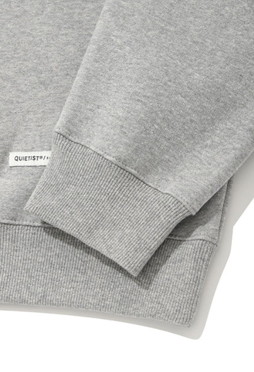 QUIETIST (クワイエティスト) PUPPY SWEAT SHIRT-MELANGE GRAY