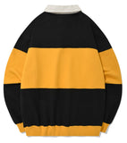 QUIETIST (クワイエティスト) RUGBY SWEAT SHIRT-YELLOW