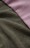 QUIETIST (クワイエティスト) RUGBY SWEAT SHIRT-PURPLE
