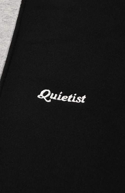 QUIETIST (クワイエティスト) STRIPE MIX SWEAT SHIRT