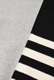 QUIETIST (クワイエティスト) STRIPE MIX SWEAT SHIRT