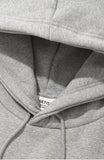 QUIETIST (クワイエティスト) FLAG HOOD-MELANGE GRAY