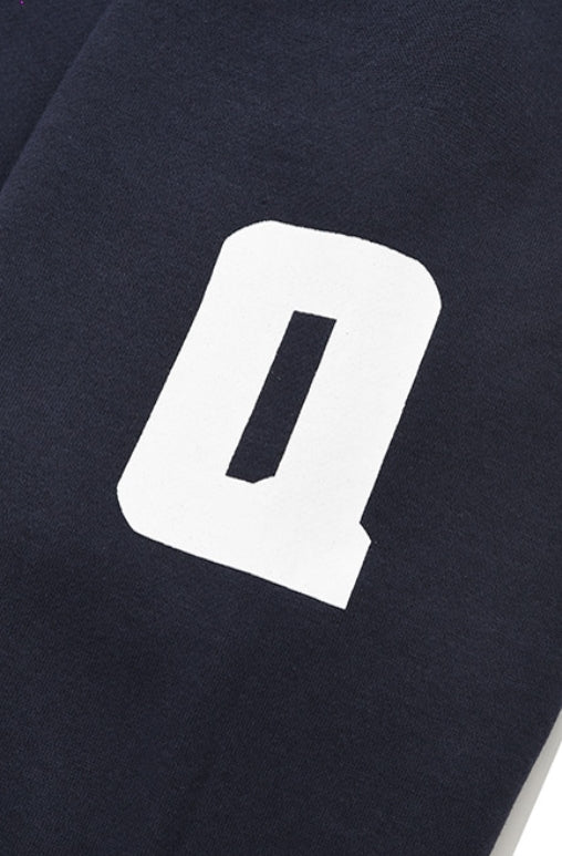 QUIETIST (クワイエティスト) FLAG HOOD-NAVY