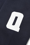 QUIETIST (クワイエティスト) FLAG HOOD-NAVY