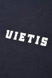 QUIETIST (クワイエティスト) FLAG HOOD-NAVY