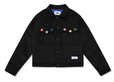 QUIETIST (クワイエティスト) QUILTING CORDUROY JACKET-BLACK
