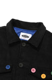 QUIETIST (クワイエティスト) QUILTING CORDUROY JACKET-BLACK