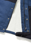 QUIETIST (クワイエティスト) COLOR BLOCK COACH JACKET-NAVY