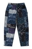 QUIETIST (クワイエティスト)  SAINTPAIN X QUIETIST PAISLEY MIX POLAR FLEECE PANTS-BLACK