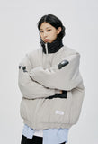 QUIETIST (クワイエティスト) POCKET POINT BOMBER JACKET-WHITE