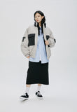 QUIETIST (クワイエティスト) POCKET POINT BOMBER JACKET-WHITE