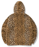 QUIETIST (クワイエティスト)  SAINTPAIN X QUIETIST LEOPARD HEAVY FLEECE MIXED PARKA-BEIGE
