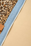 QUIETIST (クワイエティスト)  SAINTPAIN X QUIETIST LEOPARD HEAVY FLEECE MIXED PARKA-BEIGE
