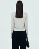NCOVER(エンカバー)NCOVER ROMAN TYPO LONG SLEEVE-BEIGE