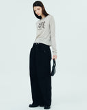 NCOVER(エンカバー)NCOVER ROMAN TYPO LONG SLEEVE-BEIGE