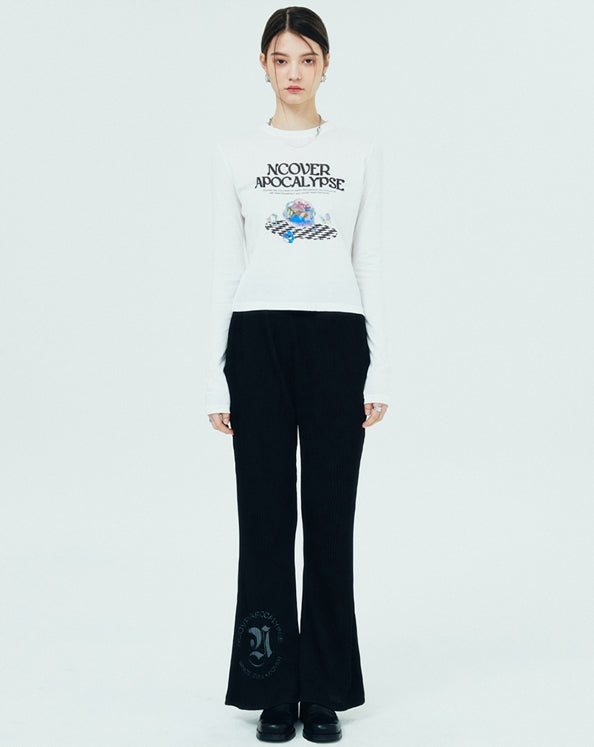 NCOVER(エンカバー)OBJECT POINT LONG SLEEVE-WHITE