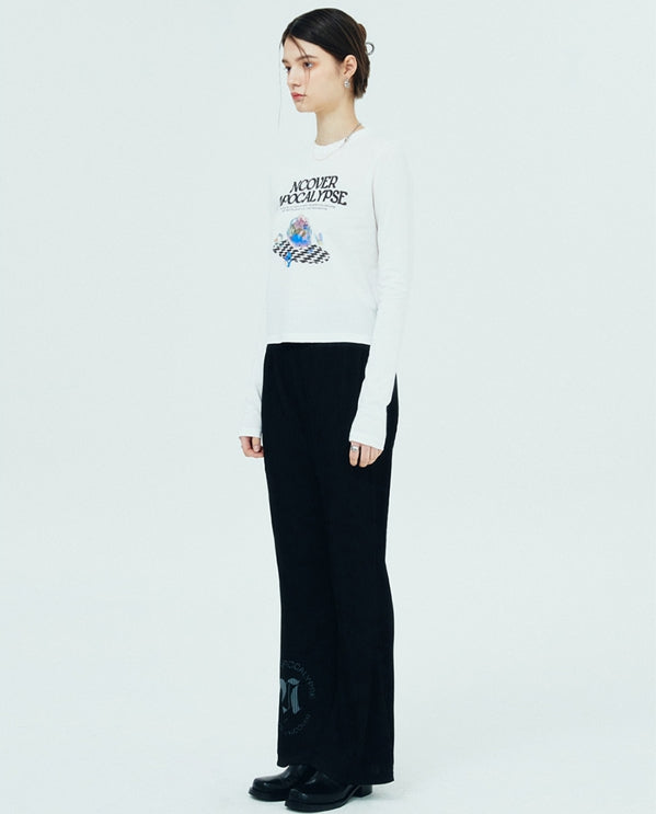 NCOVER(エンカバー)OBJECT POINT LONG SLEEVE-WHITE