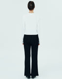 NCOVER(エンカバー)OBJECT POINT LONG SLEEVE-WHITE