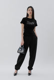 curetty (キュリティー)  C GLITTER LOGO POINT T-SHIRT_BLACK