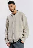 セイントペイン(SAINTPAIN) SP LOOSE FIT BUTTON CARDIGAN-IVORY