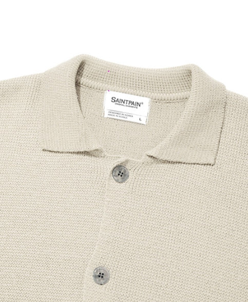 セイントペイン(SAINTPAIN) SP LOOSE FIT BUTTON CARDIGAN-IVORY