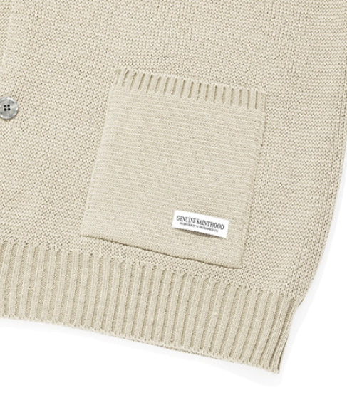 セイントペイン(SAINTPAIN) SP LOOSE FIT BUTTON CARDIGAN-IVORY