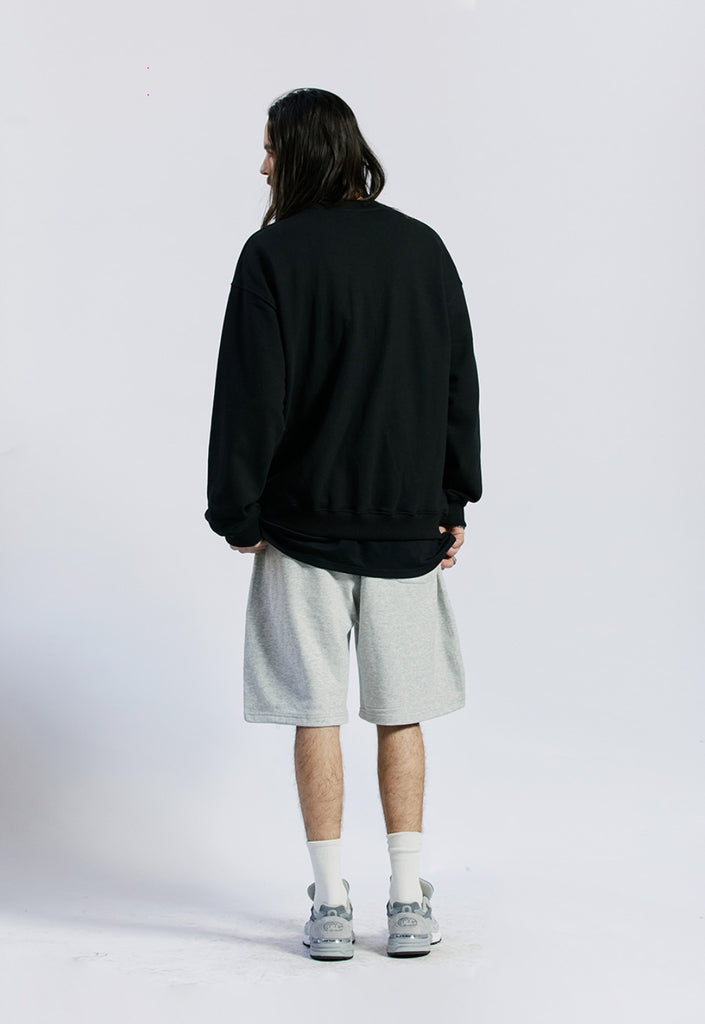 セイントペイン(SAINTPAIN) SP GRACEFUL CREW NECK-BLACK