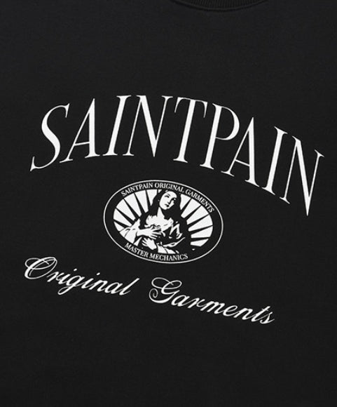 セイントペイン(SAINTPAIN) SP GRACEFUL CREW NECK-BLACK