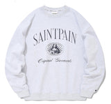 セイントペイン(SAINTPAIN) SP GRACEFUL CREW NECK-ASH MELANGE